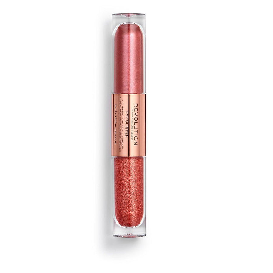 Revolution Eye Glisten 2.2ml, Dual-Ended Liquid Eyeshadow #color_Desired