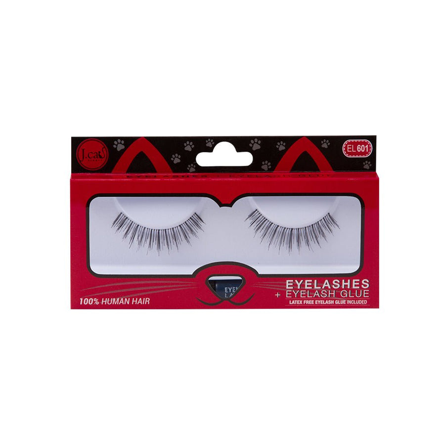 J. Cat Eyelashes + Eyelash Glue | Ramfa Beauty #color_EL601