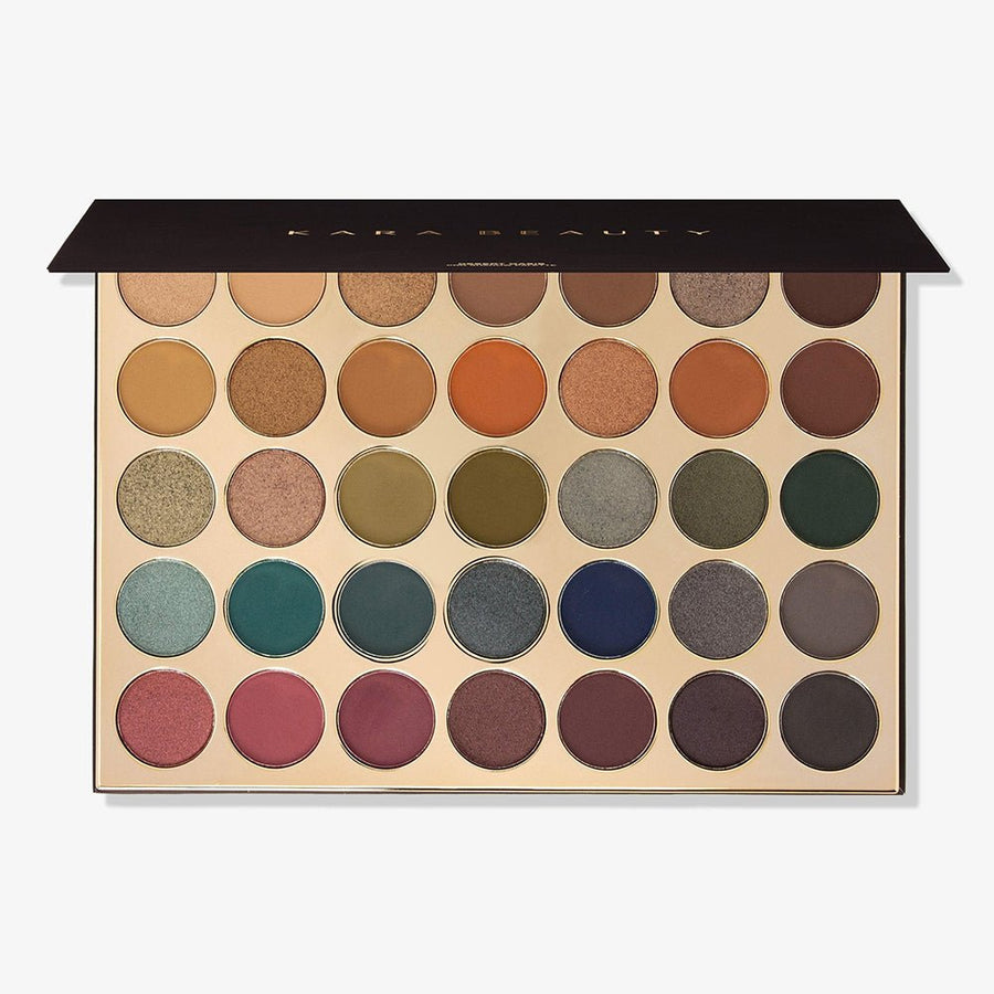 Kara Beauty Eyeshadow Palette 49g , 35 Colors Matte and Shimmer #color_Desert Oasis PRO - 06