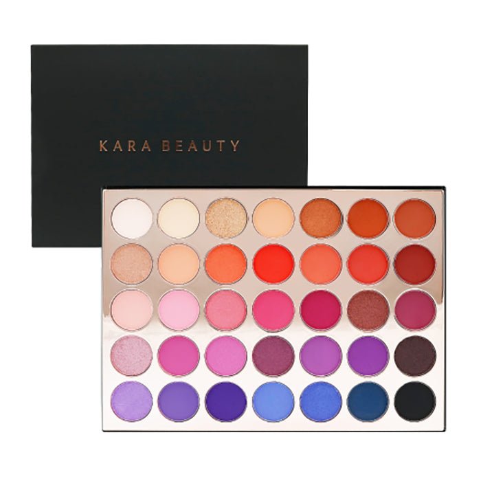 Kara Beauty Eyeshadow Palette 49g , 35 Colors Matte and Shimmer #color_Berry Burst PRO - 04