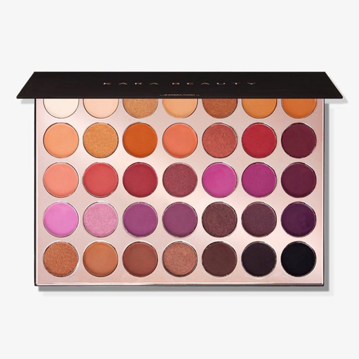 Kara Beauty Eyeshadow Palette 49g , 35 Colors Matte and Shimmer #color_Sunset Rush PRO - 03