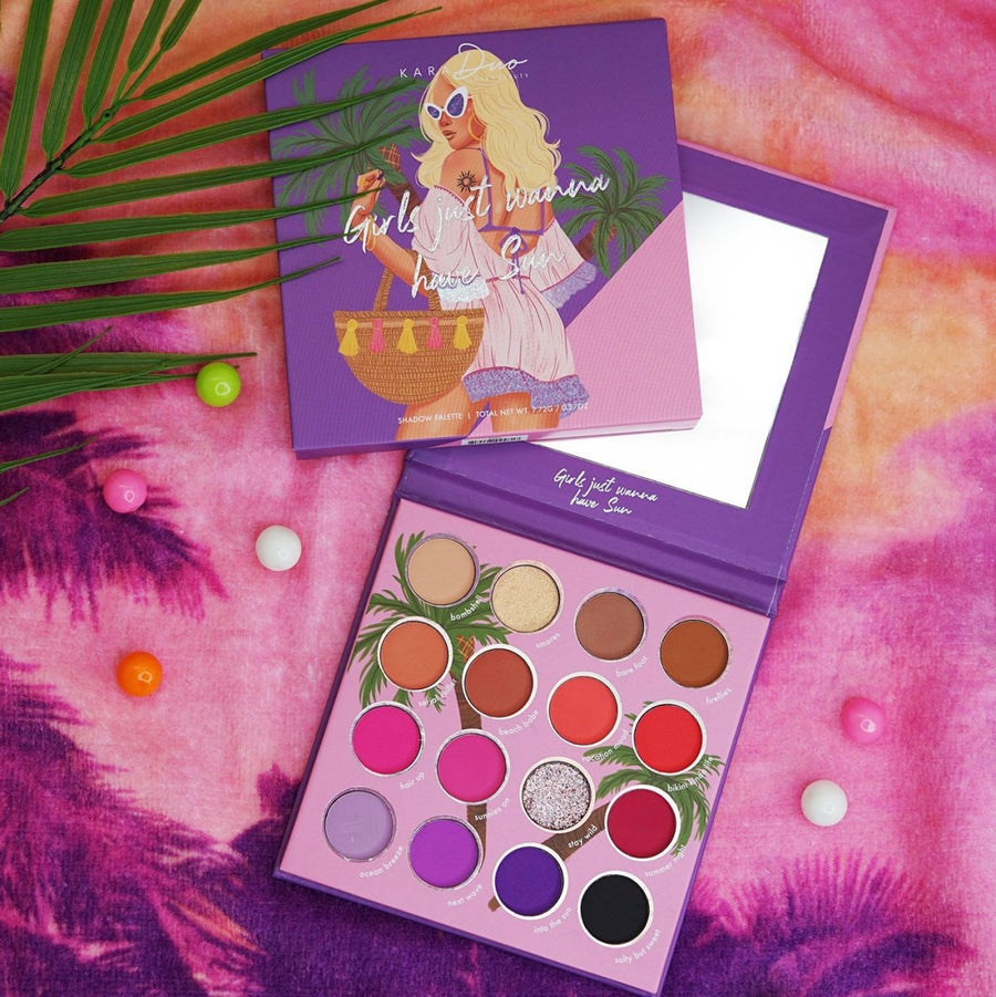 Kara Beauty Eyeshadow Palette 8.16g | Ramfa Beauty #color_Girls Just Wanna Have Sun ES090D