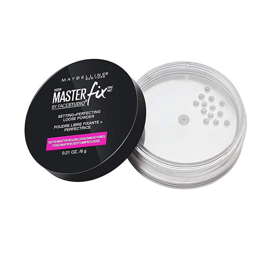 Maybelline Facestudio Master Fix Setting + Perfecting Powder 6g, Minimizes Shine, Locks in Makeup #color_Translucent