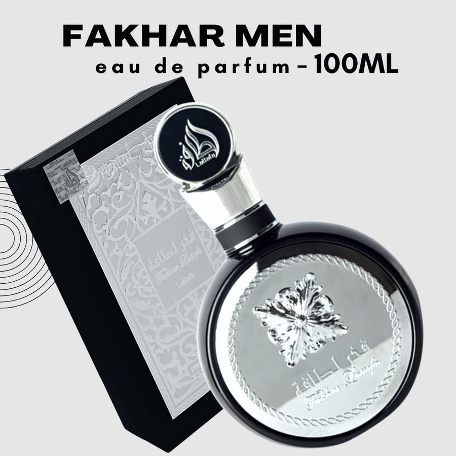 Fakhar Lattafa فخر من لطافة Men Perfume 3.4oz 100ml EAU DE PARFUM, Lattafa Black