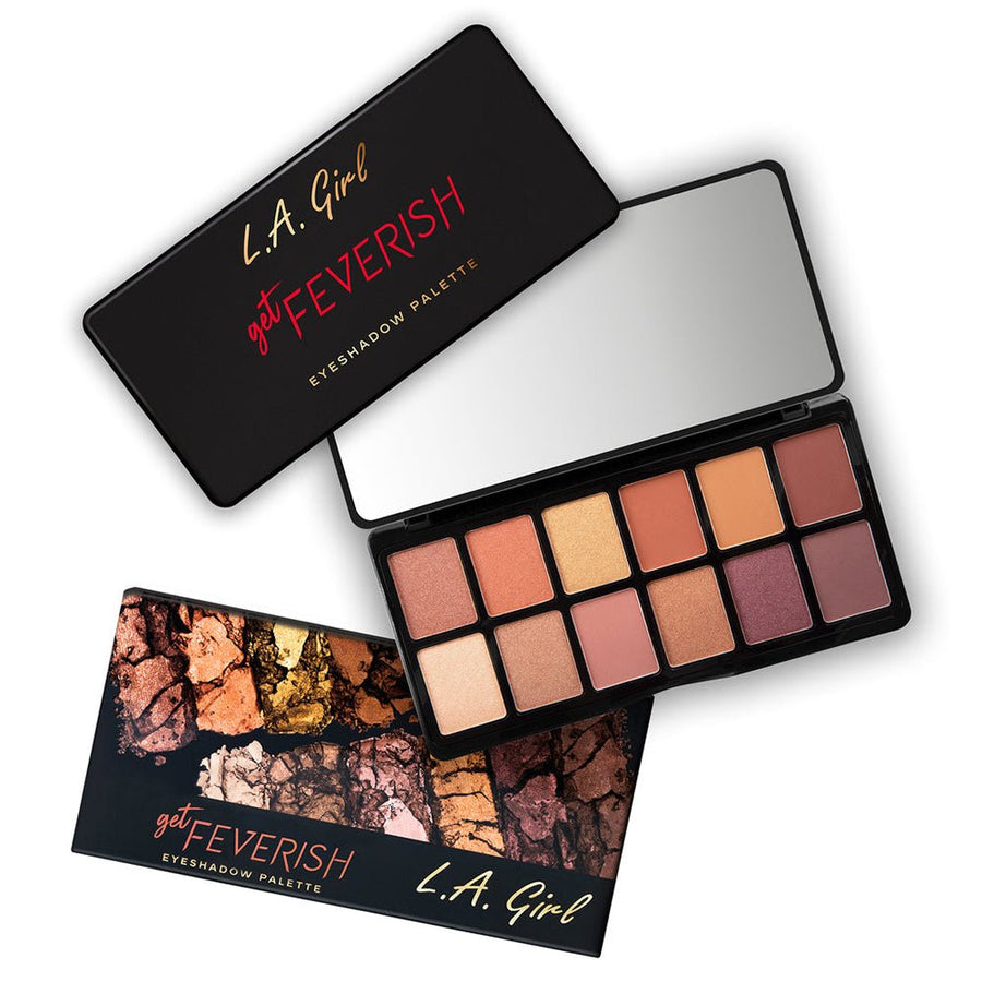 L.A. Girl Fanatic Eyeshadow Palette 12 x 1g, 12 Color, Highly Pigmented Formula #color_GES415 Get Feverish