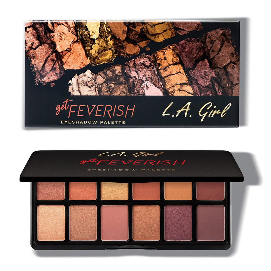 L.A. Girl Fanatic Eyeshadow Palette 12 x 1g, 12 Color, Highly Pigmented Formula #color_GES415 Get Feverish