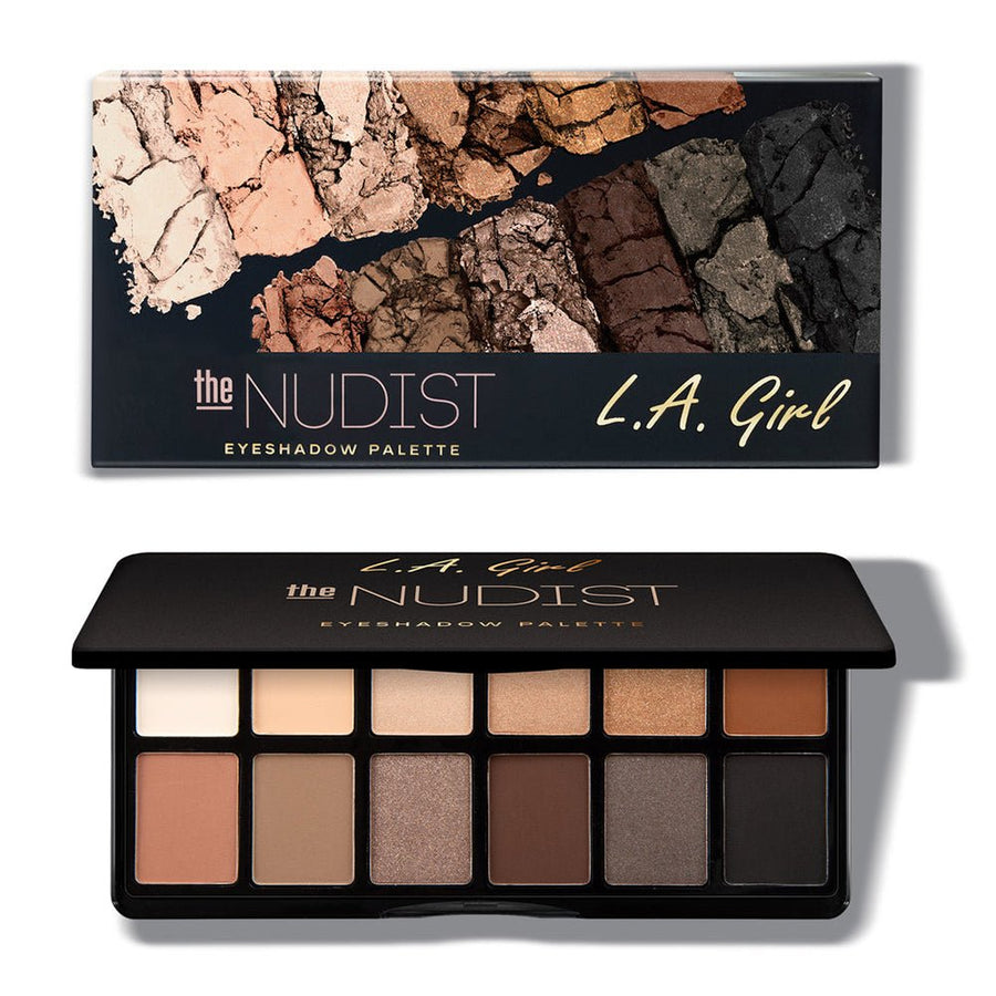 L.A. Girl Fanatic Eyeshadow Palette 12 x 1g, 12 Color, Highly Pigmented Formula #color_GES418 The Nudist