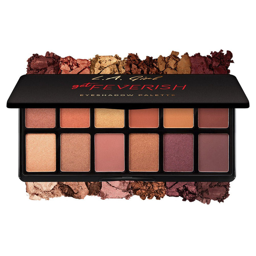 L.A. Girl Fanatic Eyeshadow Palette 12 x 1g, 12 Color, Highly Pigmented Formula #color_GES415 Get Feverish