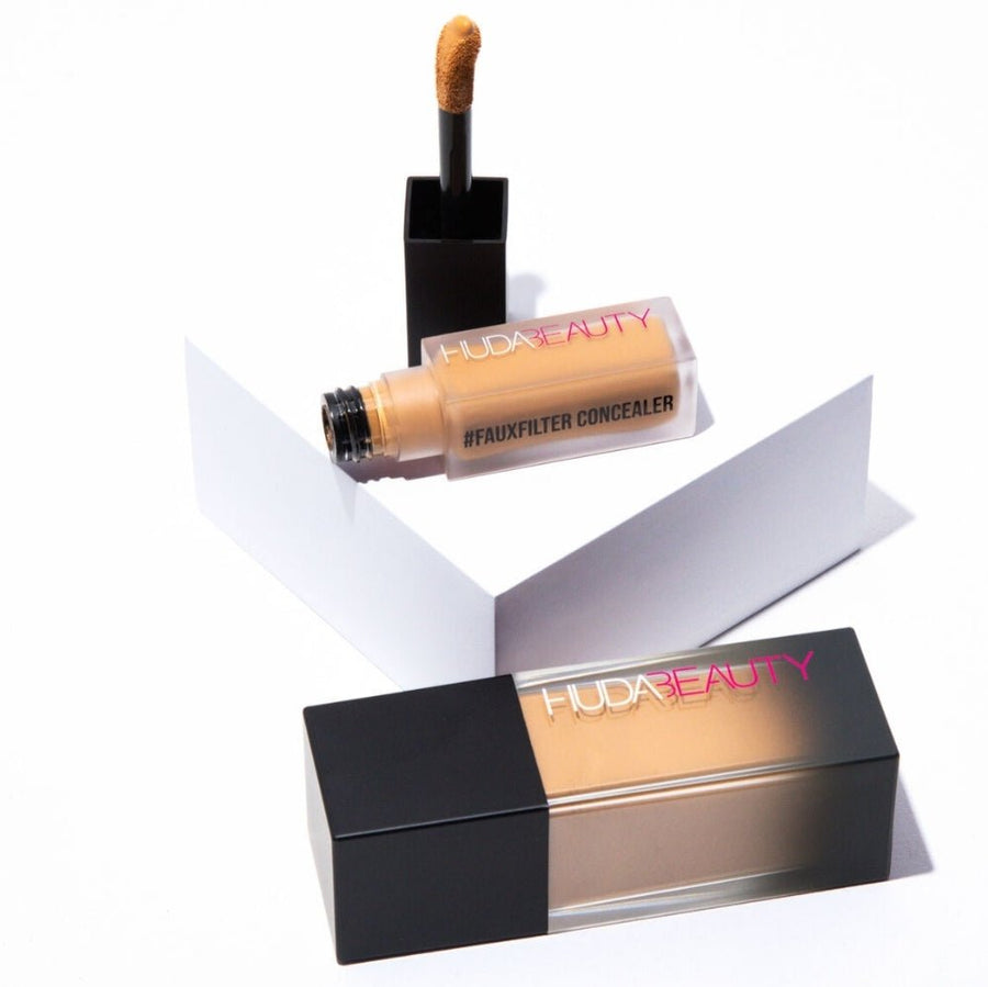 Huda Beauty FauxFilter Luminous Concealer Conceals Dark Circles, Blurs Skin & Brightens Under-Eyes