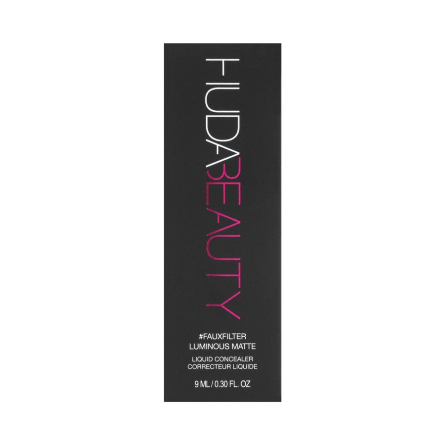 Huda Beauty FauxFilter Luminous Concealer Conceals Dark Circles, Blurs Skin & Brightens Under-Eyes