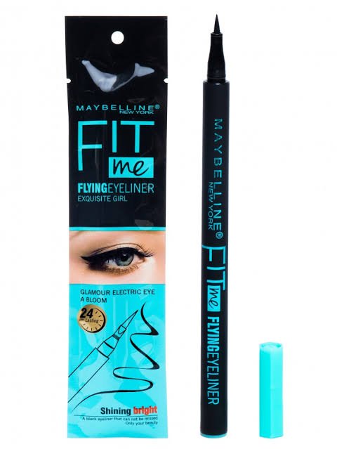 Maybelline Fit Me Flying Eyeliner Exquisite Girl 0.1oz 3g, Long Lasting, Highly Pigmented