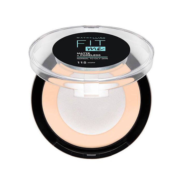 Maybelline Fit Me Matte + Poreless Powder 12g, Mattifying Powder, Poreless Look, 16 Hours #color_115 Ivory