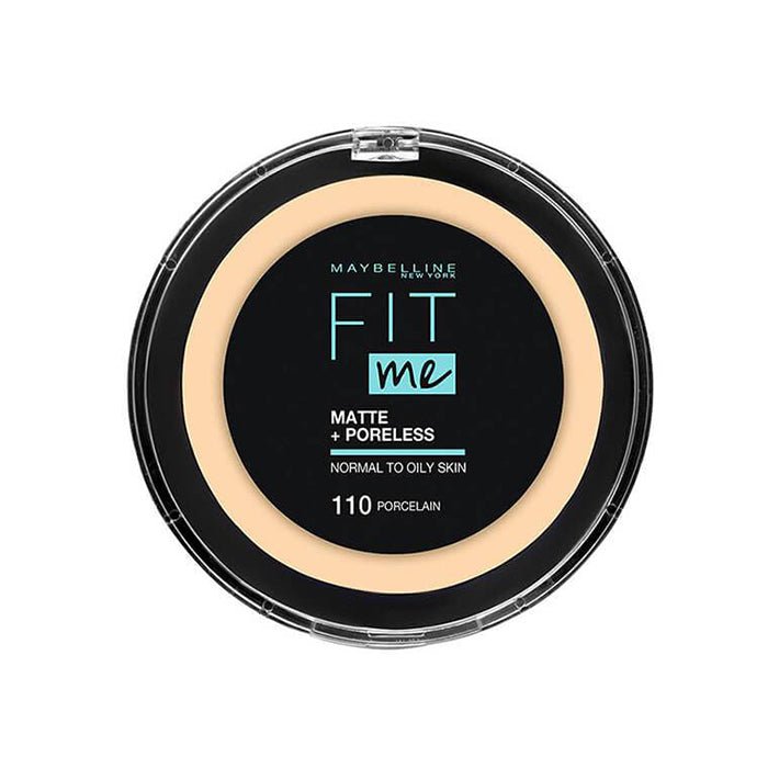 Maybelline Fit Me Matte + Poreless Powder 12g, Mattifying Powder, Poreless Look, 16 Hours #color_110 Porcelain