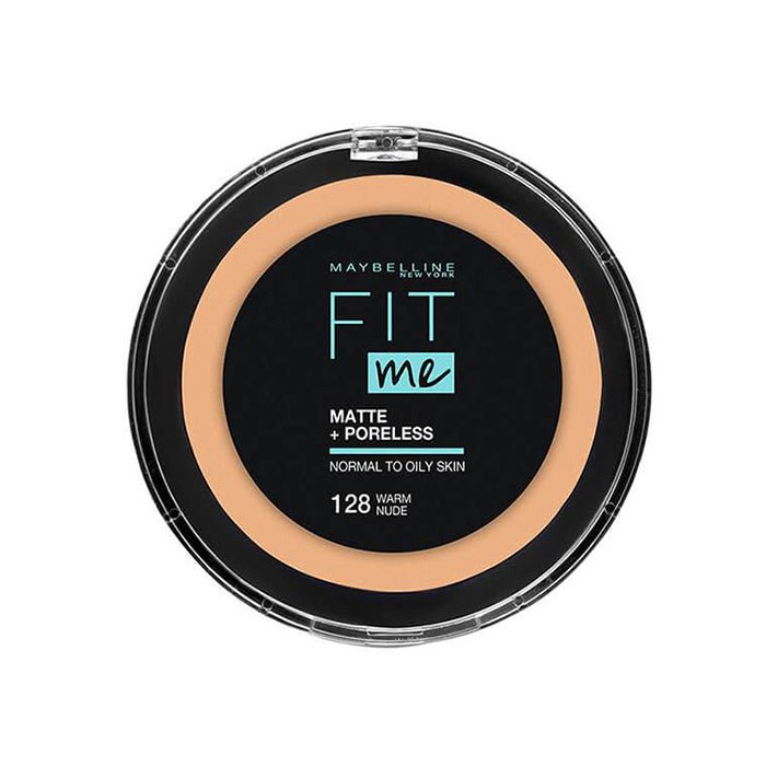 Maybelline Fit Me Matte + Poreless Powder 12g, Mattifying Powder, Poreless Look, 16 Hours #color_128 Warm Nude