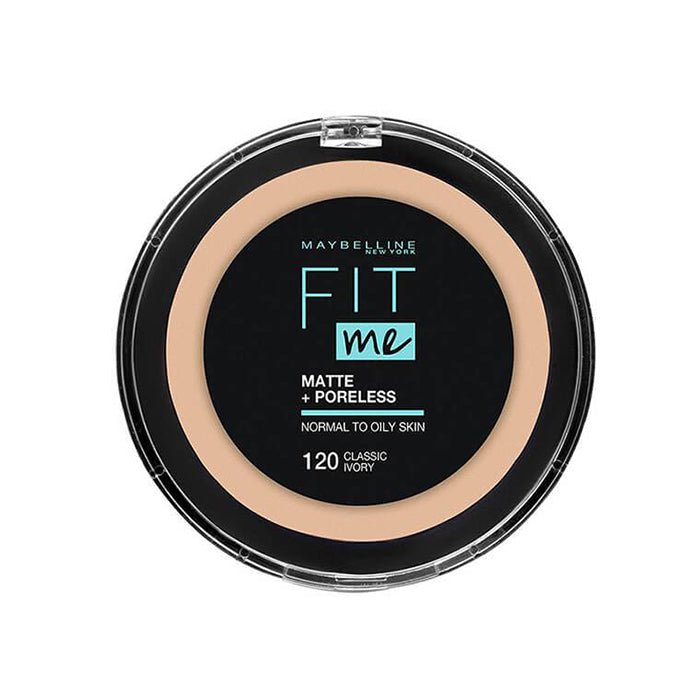 Maybelline Fit Me Matte + Poreless Powder 12g, Mattifying Powder, Poreless Look, 16 Hours #color_120 Classic Ivory