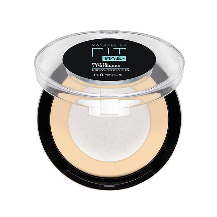 Maybelline Fit Me Matte + Poreless Powder 12g, Mattifying Powder, Poreless Look, 16 Hours #color_110 Porcelain