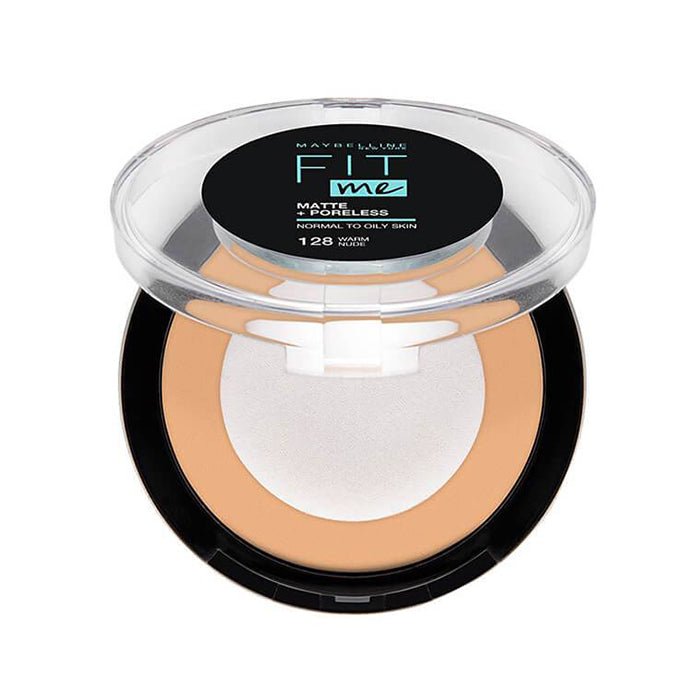 Maybelline Fit Me Matte + Poreless Powder 12g, Mattifying Powder, Poreless Look, 16 Hours #color_128 Warm Nude