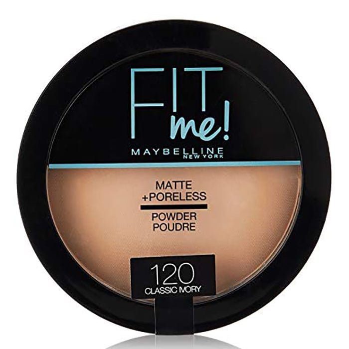 Maybelline Fit Me! Matte + Poreless Powder 14g, Long-Lasting Shine Control, Matte Finish #color_120 Classic Ivory