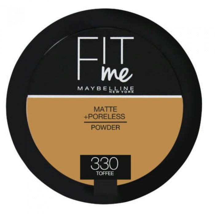 Maybelline Fit Me! Matte + Poreless Powder 14g, Long-Lasting Shine Control, Matte Finish #color_330 Toffee