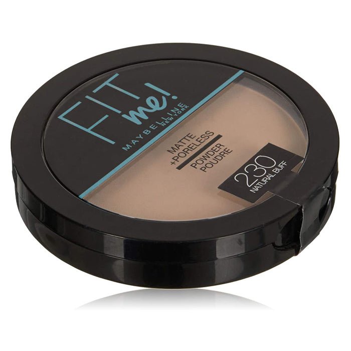 Maybelline Fit Me! Matte + Poreless Powder 14g, Long-Lasting Shine Control, Matte Finish #color_230 Natural Buff