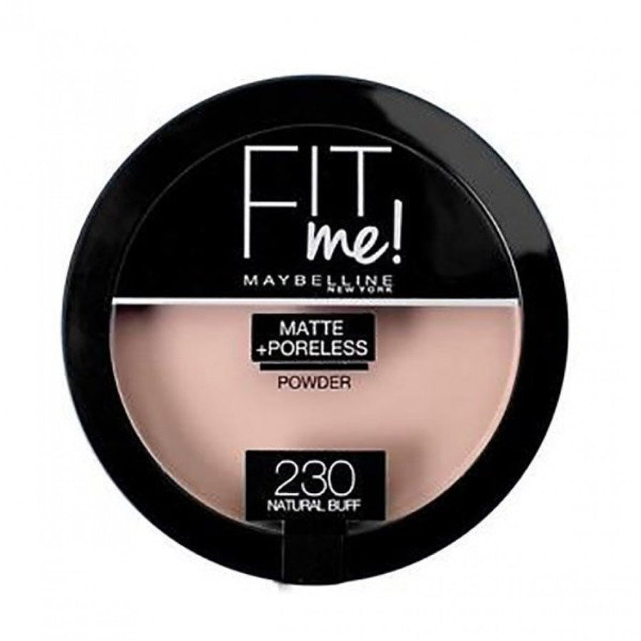 Maybelline Fit Me! Matte + Poreless Powder 14g, Long-Lasting Shine Control, Matte Finish #color_230 Natural Buff