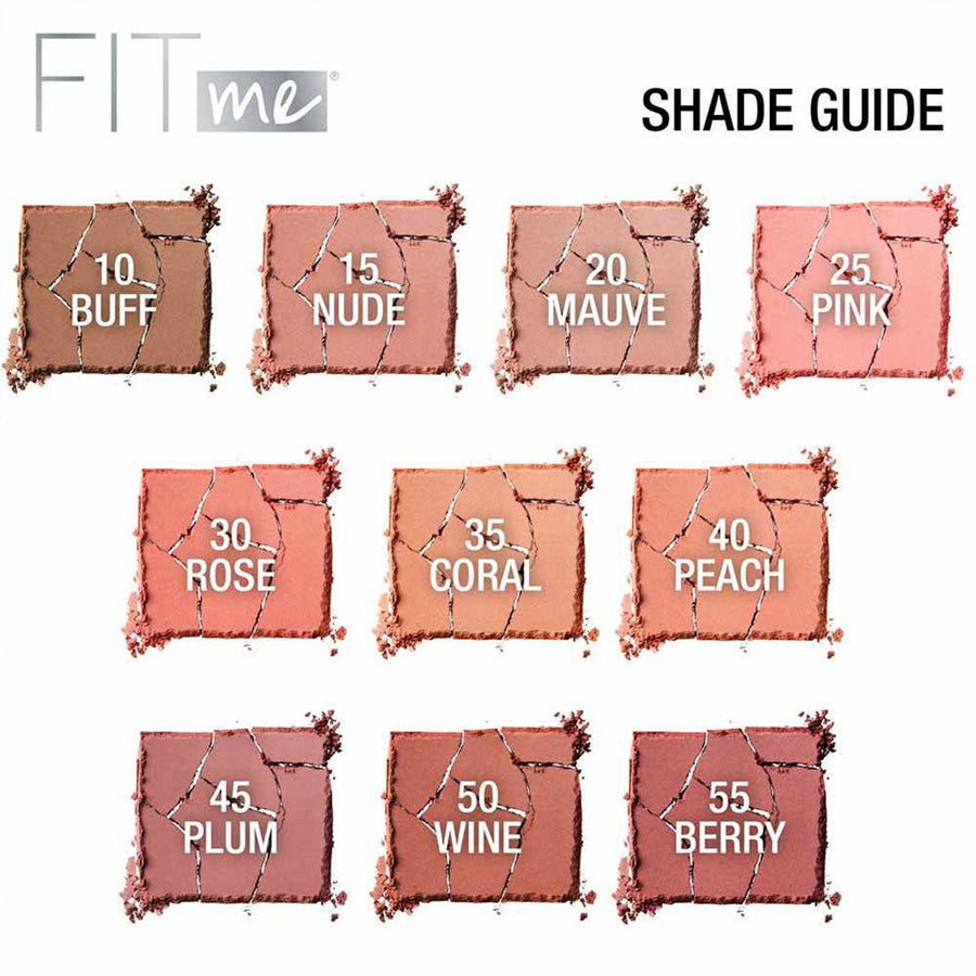 Maybelline Fit Me Blush 5g, Blendable, Natural, For Dark and Pale Skin