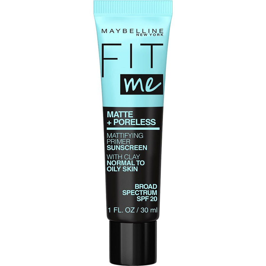 Maybelline Fit Me Primer Matte + Poreless Mattifying Face Primer 30ml, SPF 20, 16H Mattifying