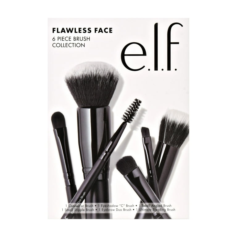 E.L.F Flawless Face Brush Collection 6Pcs Makeup Brushes Set