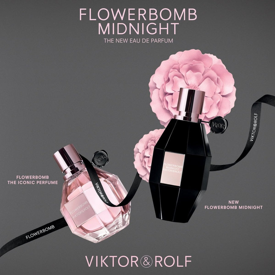 Viktor & Rolf Flowerbomb Midnight Women Perfume 3.4oz 100ml 1.7oz 50ml EAU DE PARFUM SPRAY  