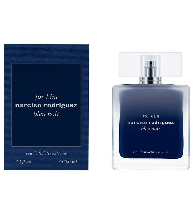 Narciso Rodriguez For Him Bleu Noir Extreme Men Perfume 3.4oz 100ml EAU DE TOILETTE SPRAY  