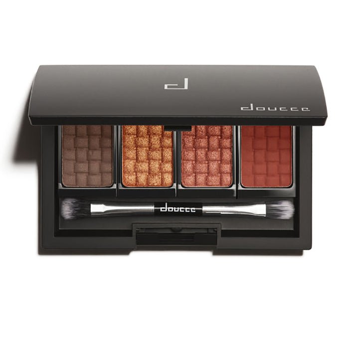 Doucce Freematic Eyeshadow Quad Palette Highly Pigmented Colour #color_Sun Catcher