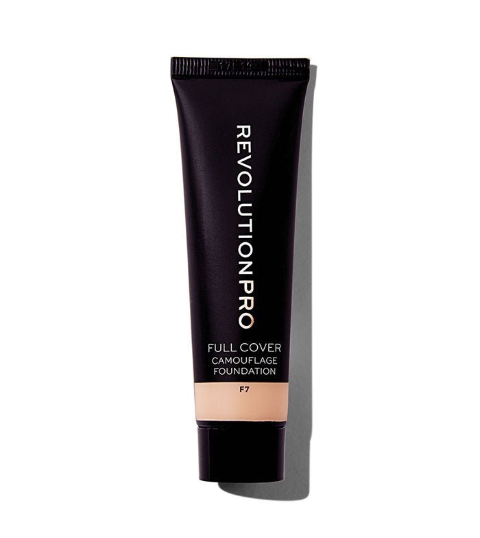 Revolution Full Cover Foundation, Smooth, Complete Coverage, Oily or Dry Skin #color_F7