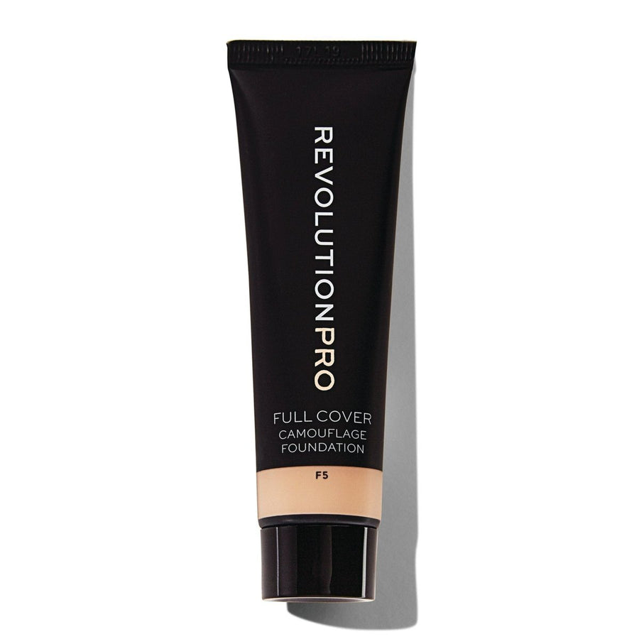 Revolution Full Cover Foundation, Smooth, Complete Coverage, Oily or Dry Skin #color_F5