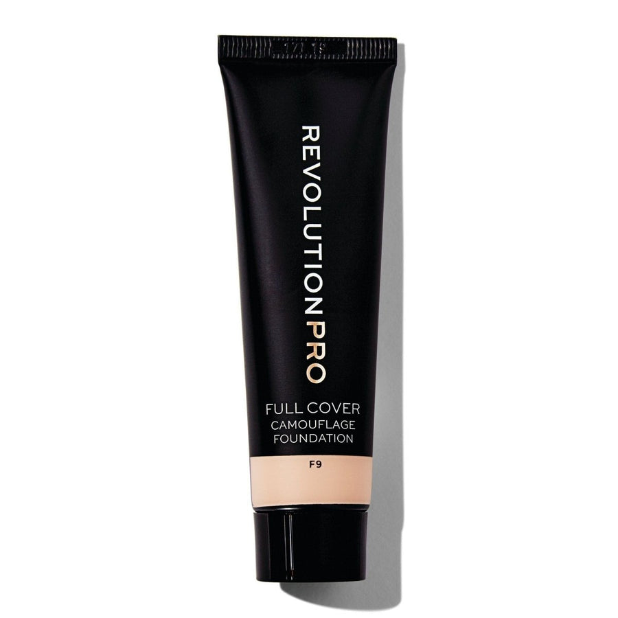 Revolution Full Cover Foundation, Smooth, Complete Coverage, Oily or Dry Skin #color_F9