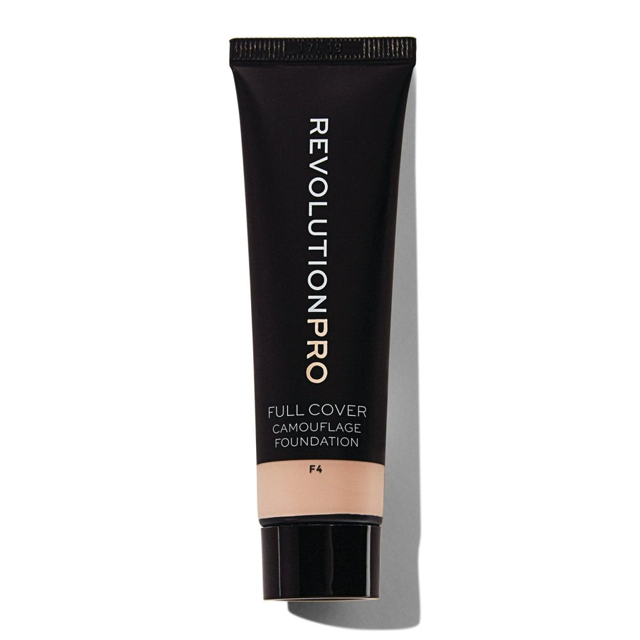 Revolution Full Cover Foundation, Smooth, Complete Coverage, Oily or Dry Skin #color_F4