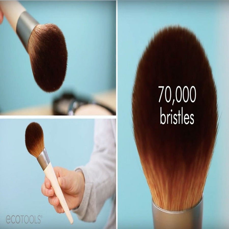 Ecotools Full Powder Brush Makeup Brushes Tools Large, Dense, Incredibly-Soft Head