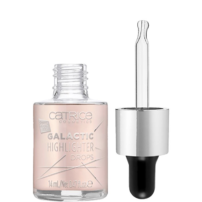 Catrice Galactic Highlighter Drops Liquid Highlighter 0.48oz 14ml 010 Spaceshuttle 