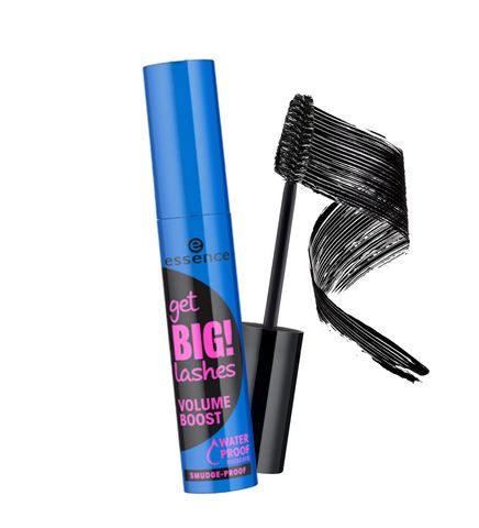 Essence Get Big Lashes Volume Boost Waterproof Mascara 12ml Thicker and Voluminous Lashes Instantly  #color_Black