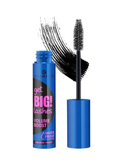 Essence Get Big Lashes Volume Boost Waterproof Mascara 12ml Thicker and Voluminous Lashes Instantly  #color_Black