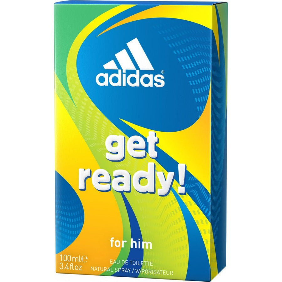 Adidas Get Ready Men Perfume 3.4oz 100ml EAU DE TOILETTE SPRAY  