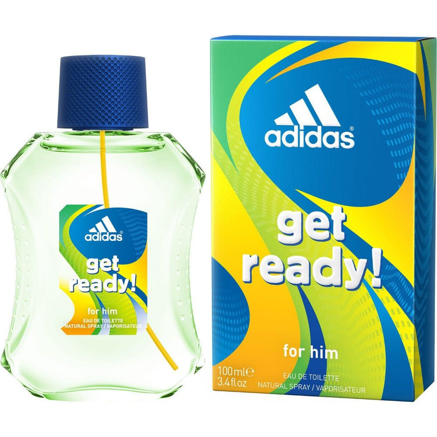 Adidas Get Ready Men Perfume 3.4oz 100ml EAU DE TOILETTE SPRAY  