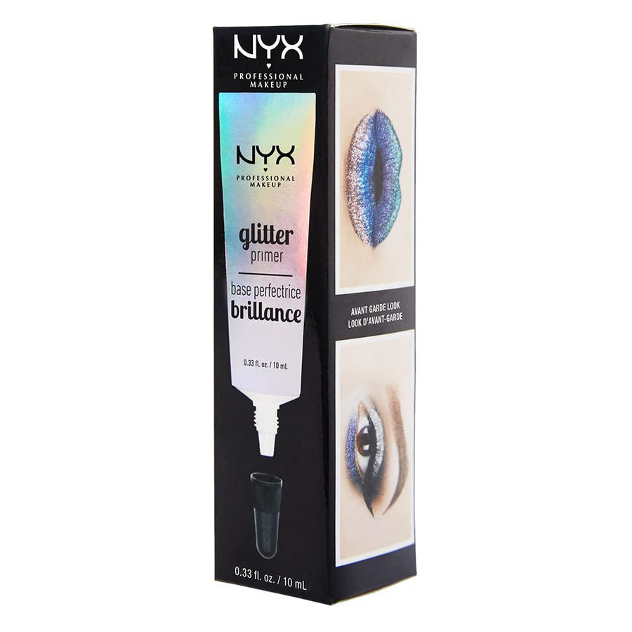 NYX Glitter Primer 10ml GLIP01 Face Primer GLIP01 0.34oz 10.0g, Glitter Makeup