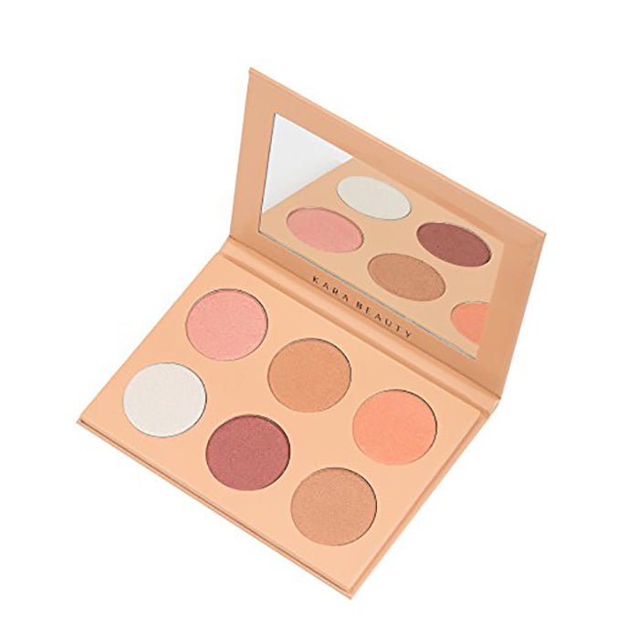 Kara Beauty Glow Dust Highlighter Palette Highlighter Kit HL08 0.21oz 6g, For Eyes, Lip, Cheek and For All Skin Types