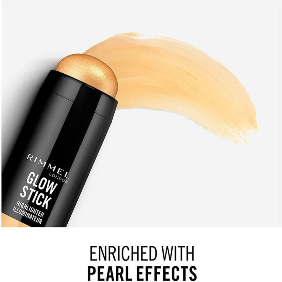 Rimmel Glow Stick highlighter5g, Ultra-Smooth Creamy, Pearl Effects #color_004 treasure