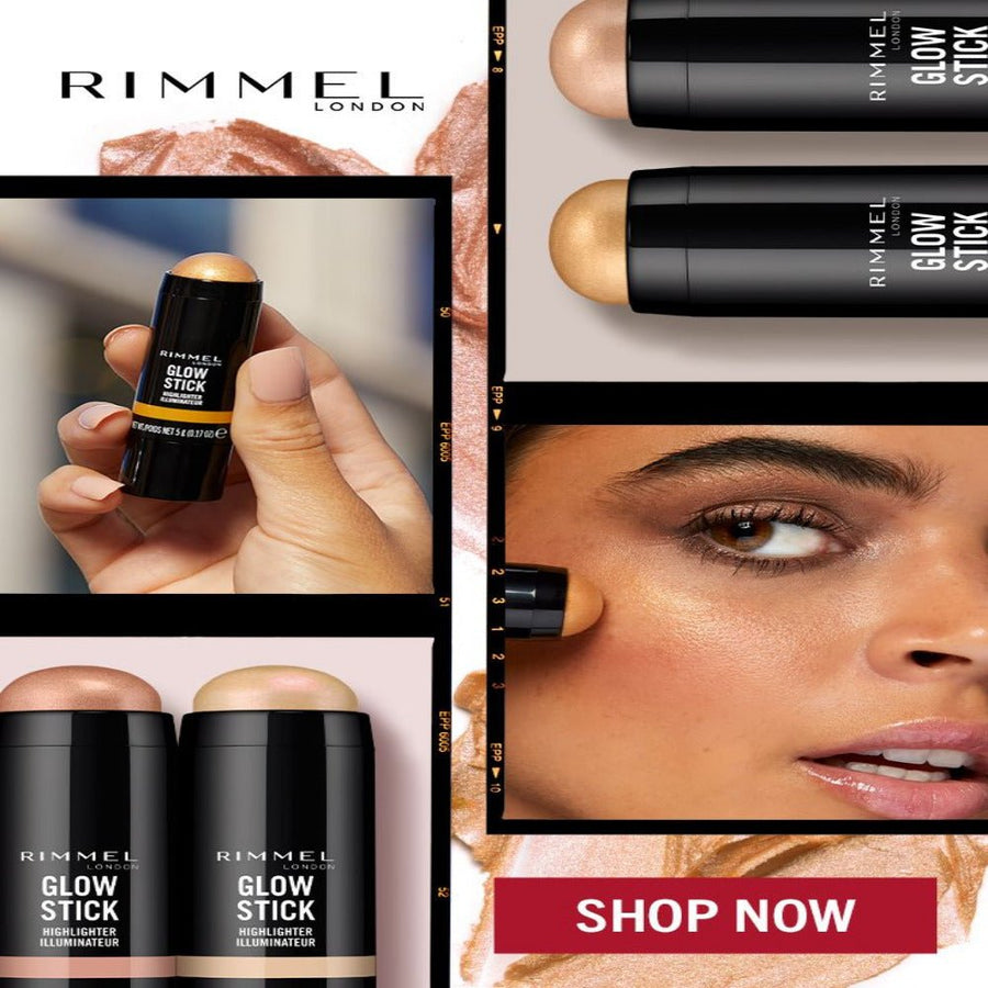 Rimmel Glow Stick highlighter5g, Ultra-Smooth Creamy, Pearl Effects