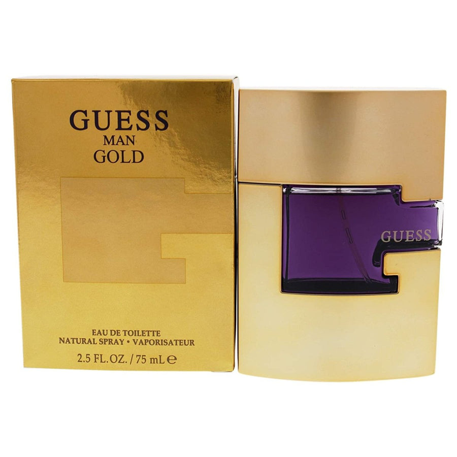 Guess Gold Men Perfume 2.5oz 75ml EAU DE TOILETTE SPRAY  