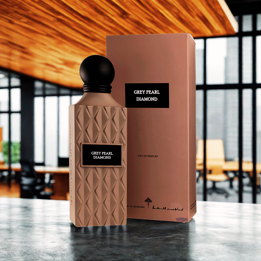 Ibraheem AlQurashi Grey Pearl Diamond EDP Men Perfume 5oz 150ml EAU DE PARFUM SPRAY