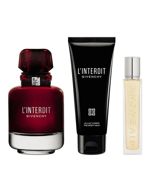 L'Interdit Rouge EDP (L) Set 3Pcs