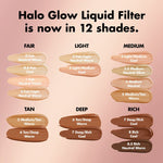 E.L.F Halo Glow Liquid Filter 31.5ml Luminous, Dewy Complexion