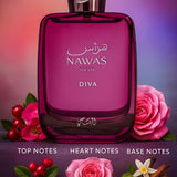 Rasasi Hawas Diva EDP Women Perfume 3.4oz 100ml EAU DE PARFUM SPRAY